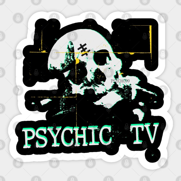 psychic tv // fanart Sticker by psninetynine